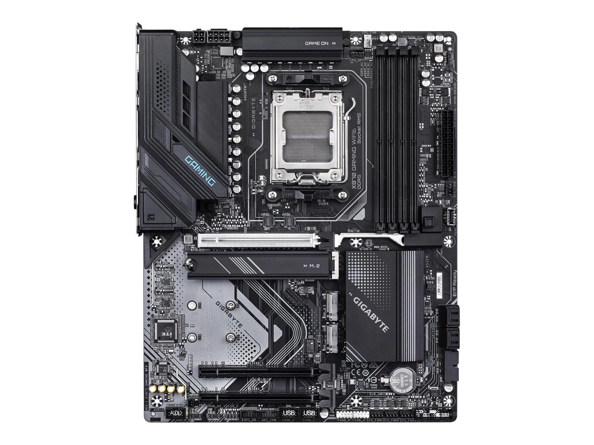Gigabyte X870 Gaming P WF6 (X870,AM5,ATX,DDR5) - AMD Sockel AM5 (Ryzen Zen4) - ATX
