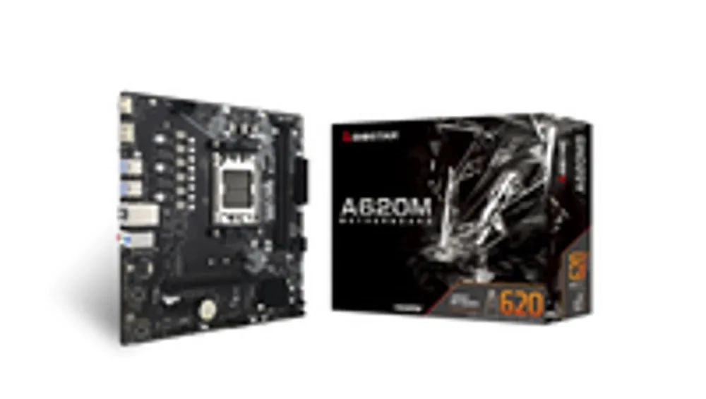 Biostar A620MS A620 AM5 mATX DDR5 - AMD Sockel AM5 (Ryzen Zen4) - Micro/Mini/Flex-ATX