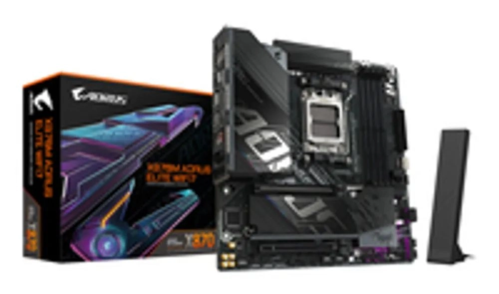 Gigabyte X870M A ELITE WF7 AM5 4xDDR5 2xSATA 2xM.2 1xHDMI - AMD Sockel AM5 (Ryzen Zen4) - ATX