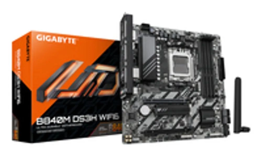 Gigabyte B840M DS3H WiFi6 B840 AM5 mATX DDR5 - AMD Sockel AM5 (Ryzen Zen4) - Micro/Mini/Flex-ATX