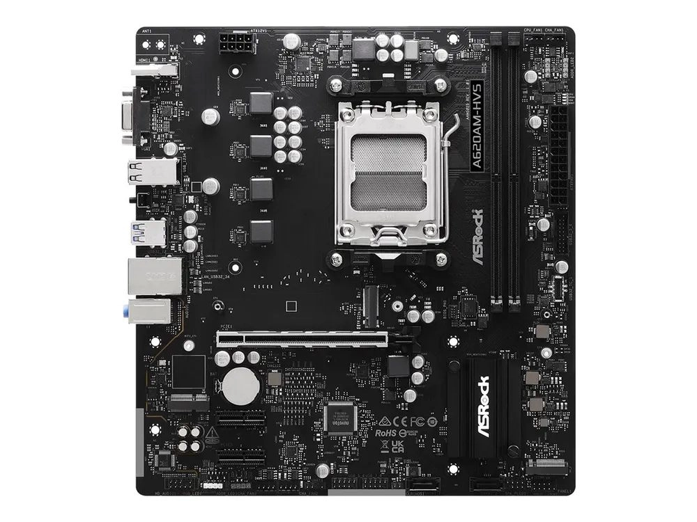 ASRock MB ASRock AMD AM5 A620AM-HVS - AMD Sockel AM5 (Ryzen Zen4) - Micro/Mini/Flex-ATX