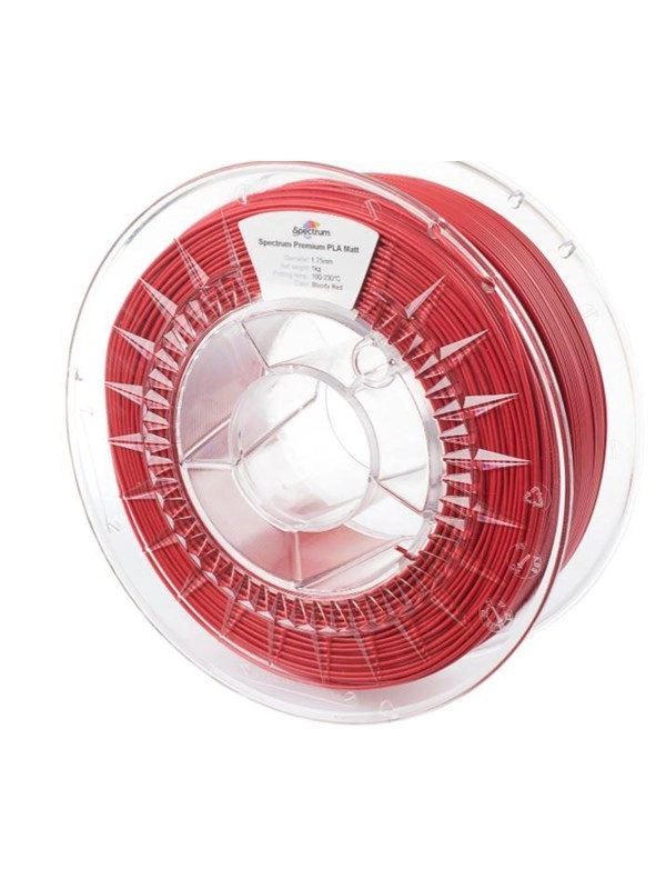 Spectrum Filaments 3D Filament PLA Matt 1.75mm Bloody Red Rot 1kg