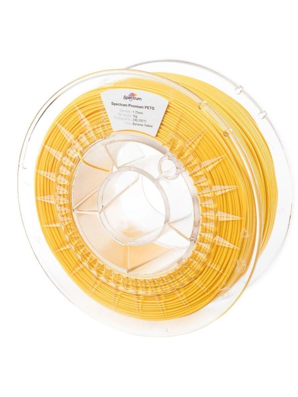 Spectrum Filaments 3D Filament PET-g Premium 1.75mm Bahama Yellow Gelb 1kg