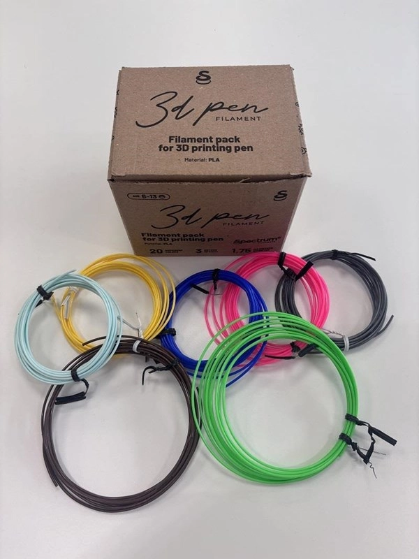 Spectrum Filaments 3D Filament für Stifte 20 Farben a 3m