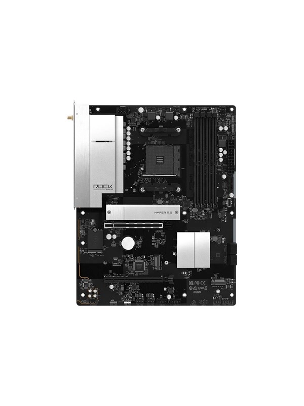 ASRock MB AMD AM4 B550 Rock WiFi - Sockel Ryzen - ATX - AMD Sockel AM4 (Ryzen) - ATX