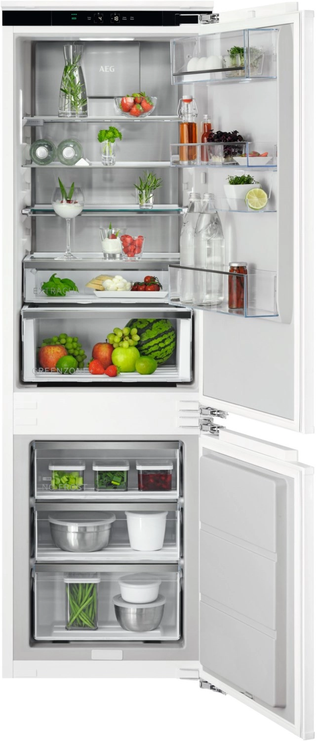 AEG 8000 Cooling 360° / Einbau-Kühl-Gefrierkombination / 1780 mm / 245 L / NoFrost / Festtür TSC8M181BC