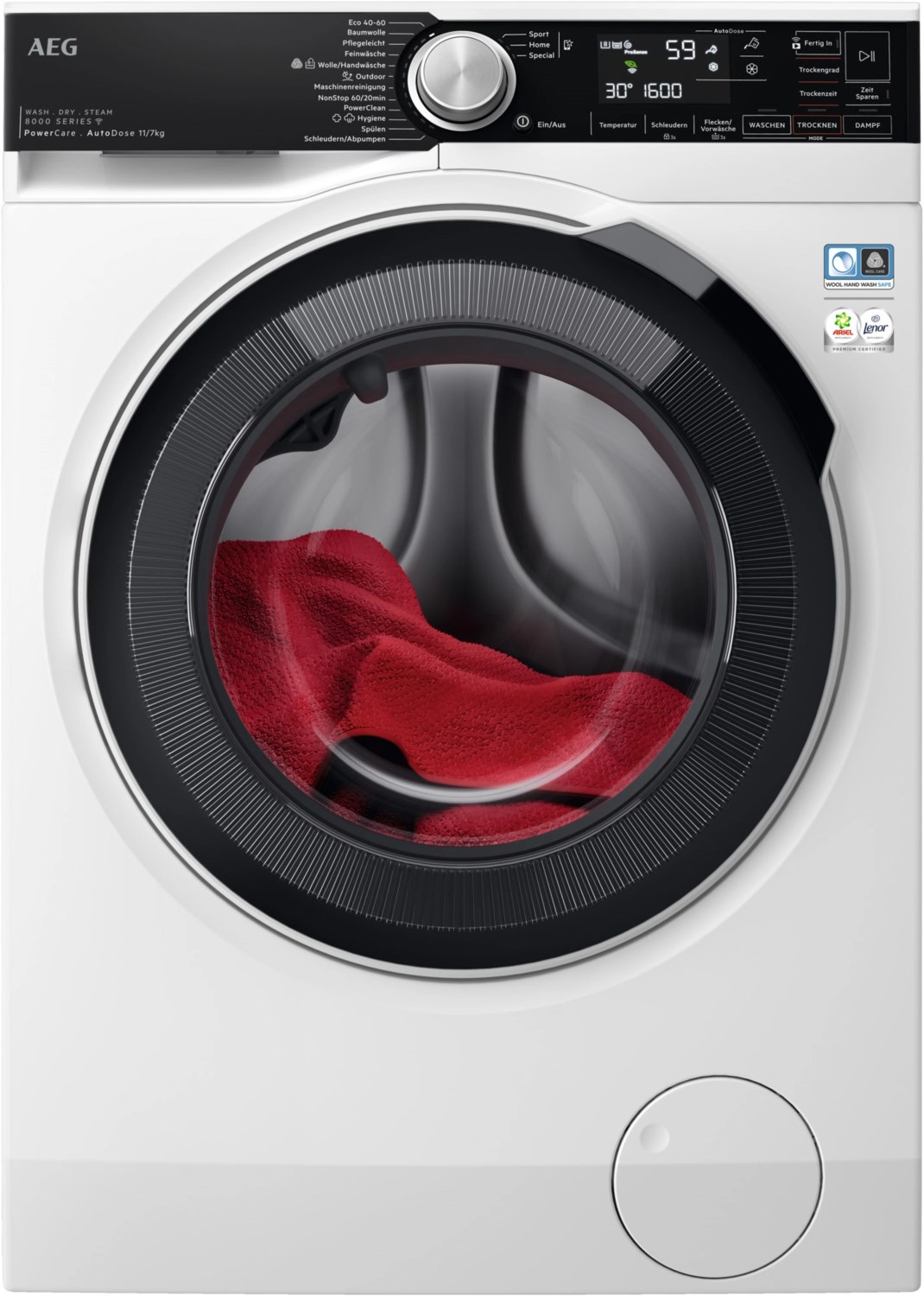 AEG 8000 PowerCare / WiFi / AutoDose / 11.0 kg Waschen / 7.0 kg Trocknen LWR8D80610