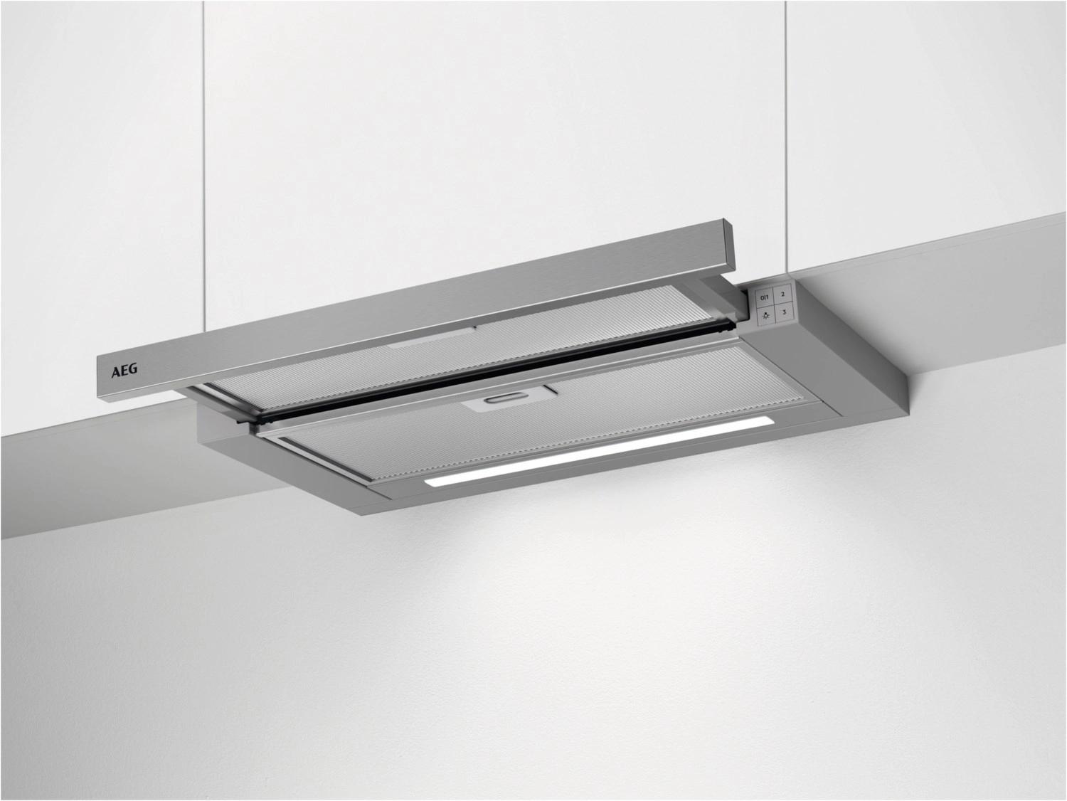 AEG 3000 Extractor 3000 Flachschirmhaube / 60 cm / Grau DPS3640AM