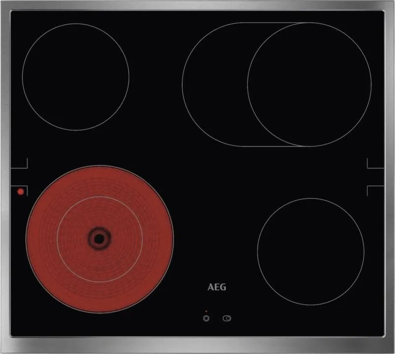 AEG 3000 Radiant Hob Herdgebundenes Glaskeramikkochfeld / 60 cm TA64RAS6XB