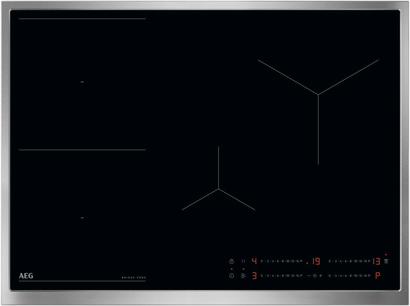AEG 6000 Flex Autarkes Induktionskochfeld / Hob²Hood® / 70 cm TO74IB00UB