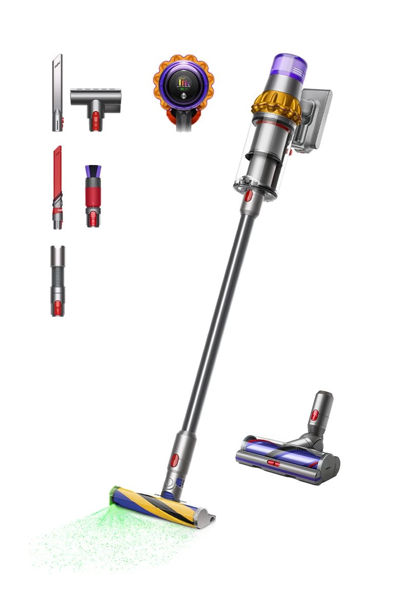 Dyson V15 Detect™ Absolute kabelloser Staubsauger + Spezialreinigungsset