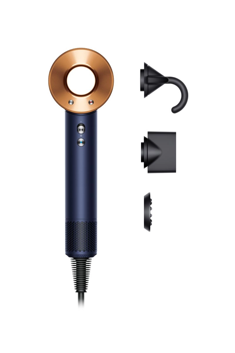 Dyson Supersonic™ Straight+Wavy (Nachtblau/Kupfer)