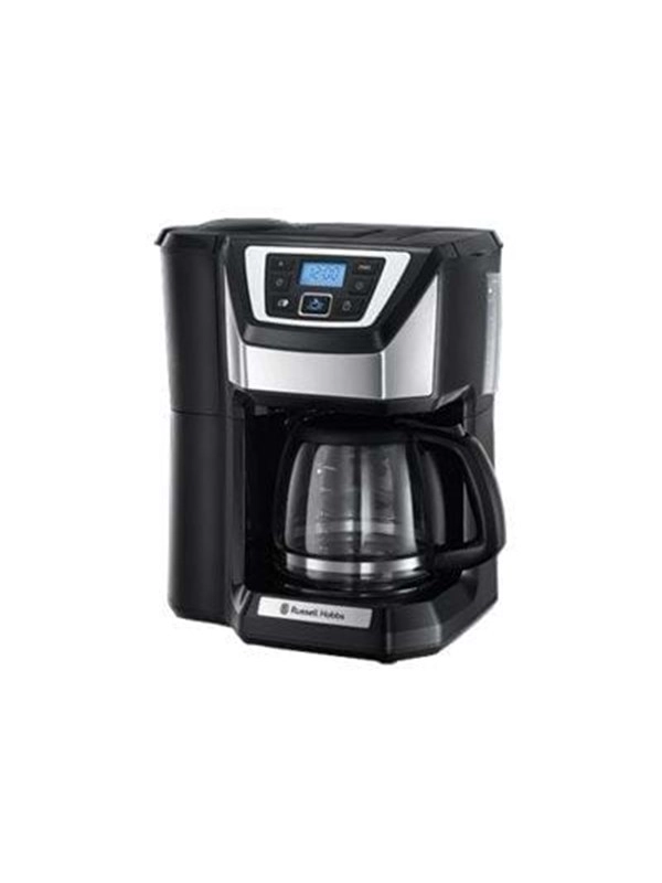 Chester Grind & Brew Filter-Kaffeemaschine mit Timer schwarz/edelstahl