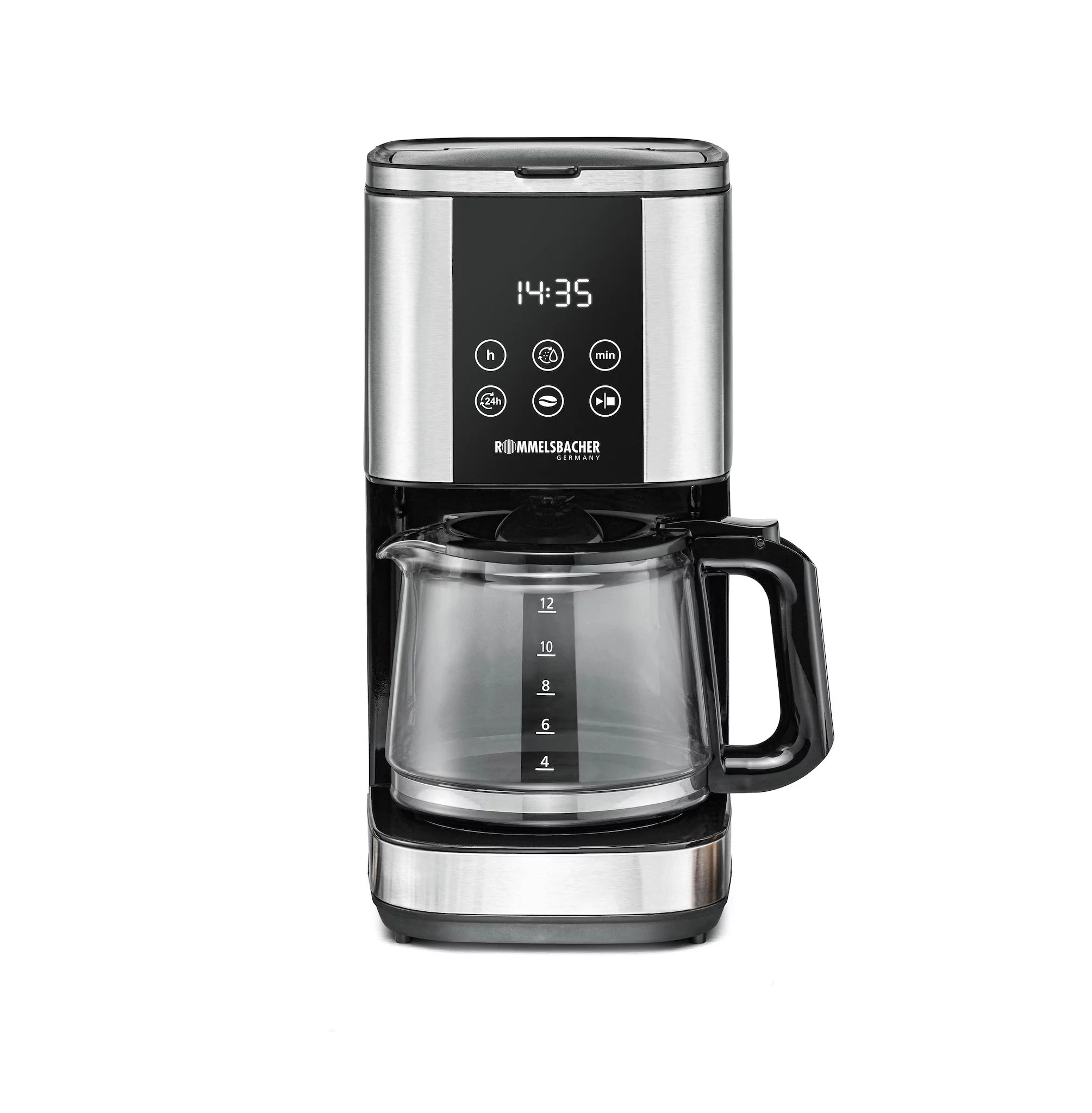 FKM 1000 Filter-Kaffeemaschine edelstahl/schwarz