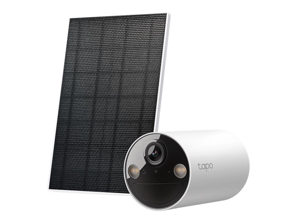 C410 Kit Outdoor-Überwachungskamera inkl. A201 Solarpanel weiß