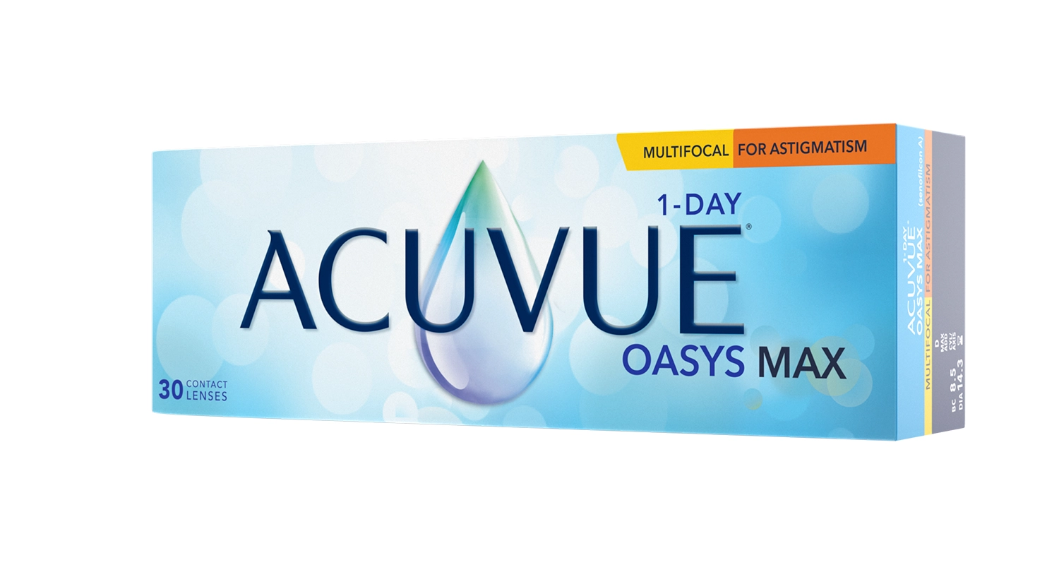 Acuvue Oasys MAX 1-Day Multifocal for Astigmatism (30 linsen)