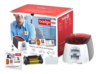 Evolis Badgy 100 - Color Dye-sublimation - 300 dpi - USB 2.0 - Farbe - Tinte Sublimation