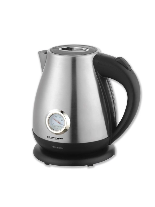 Esperanza Wasserkocher ELECTRIC KETTLE WITH THERMOMETER THAMES 1.7 L INOX - Aluminium - 2200 W