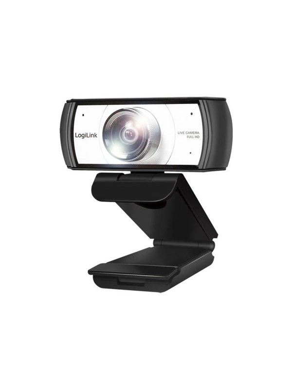 LogiLink Conference HD USB webcam 120° dual microphone manual focus