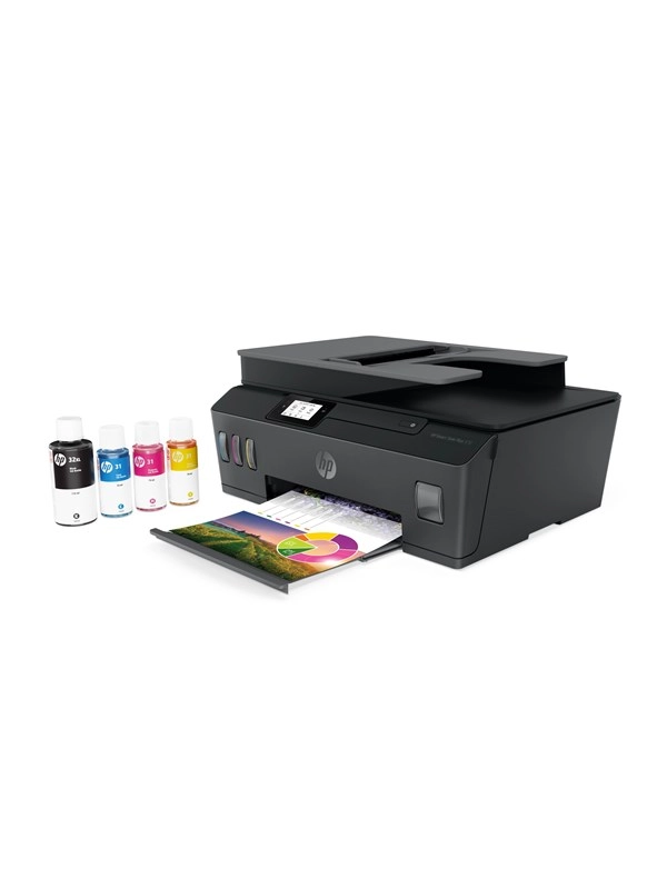 HP Smart Tank Plus 570 - Color Inkjet - Wireless - Refillable Multifunktion - Farbe - Tinte