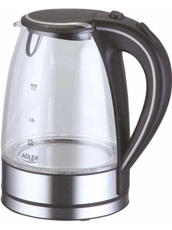 Adler Wasserkocher AD 1225 - Glass - 2000 W