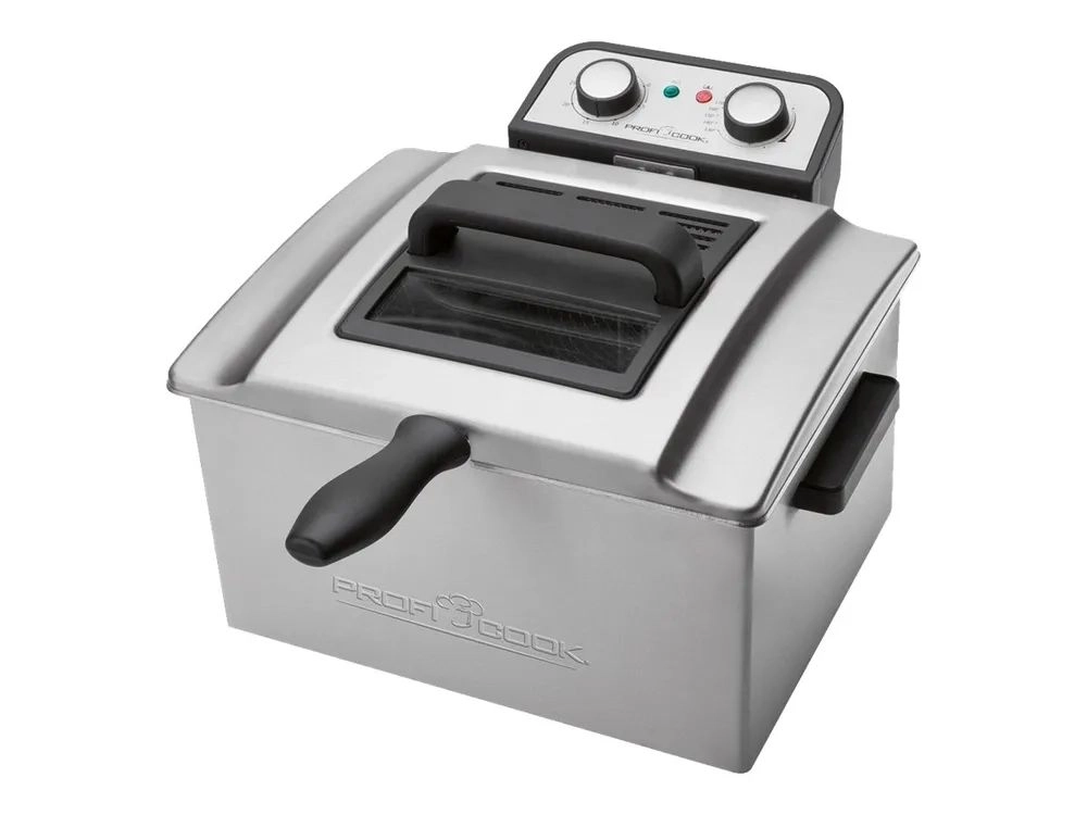 ProfiCook PC-FR 1038 - deep fryer - stainless steel/black