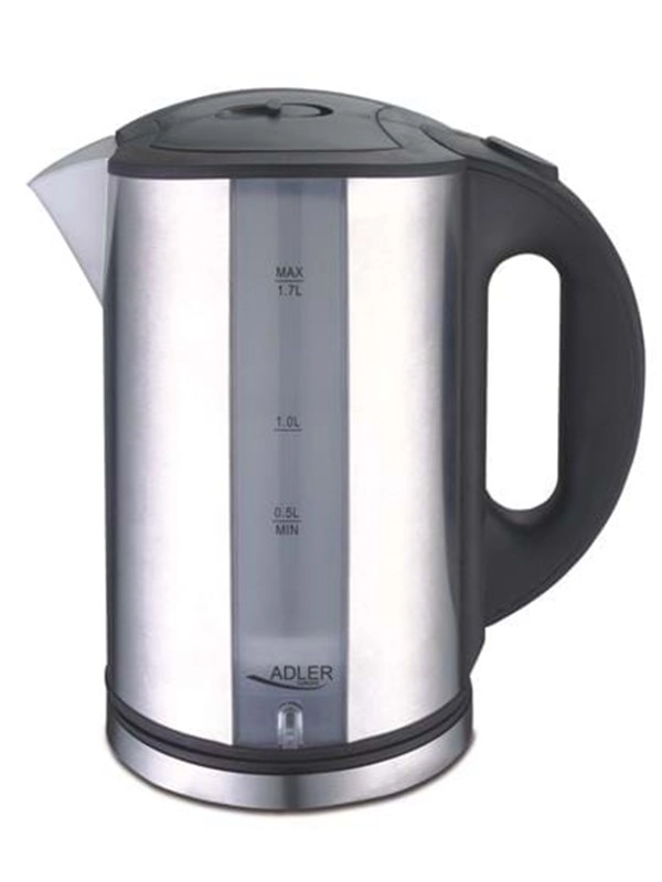 Adler Wasserkocher AD 1216 - Silber - 2000 W