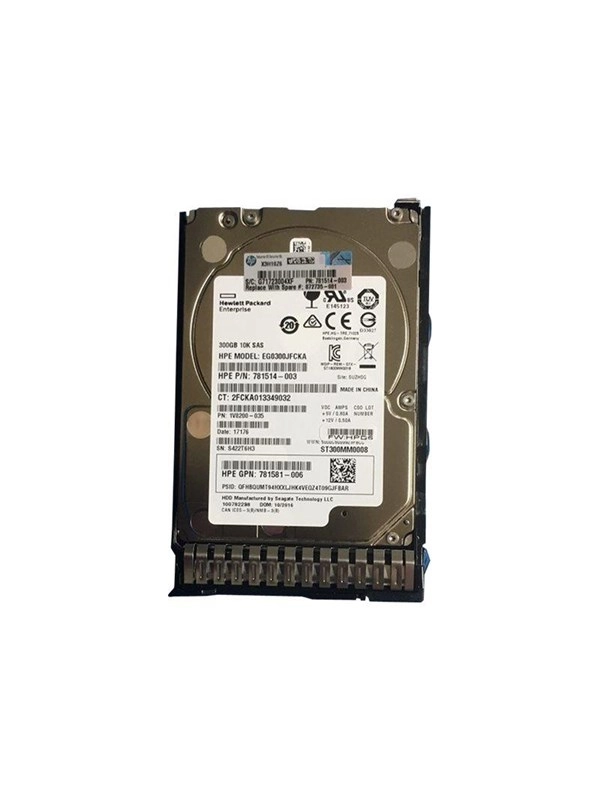 HP E - 300GB - Festplatten - 872735-001 - SAS3 - 2.5"