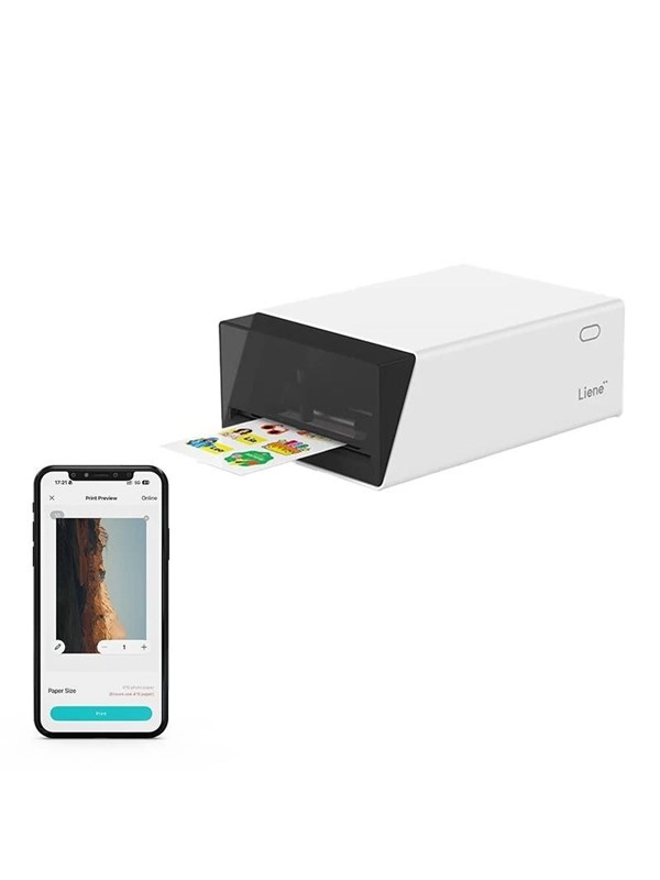 Liene Pix Cut 2-in-1 tragbarer Fotodrucker - Farbensublimierung