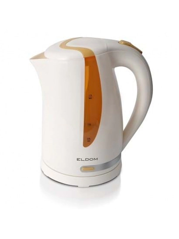 Eldom Wasserkocher C230 1.7 L - Weiß mit gelben und orangenen Tönen - 2000 W