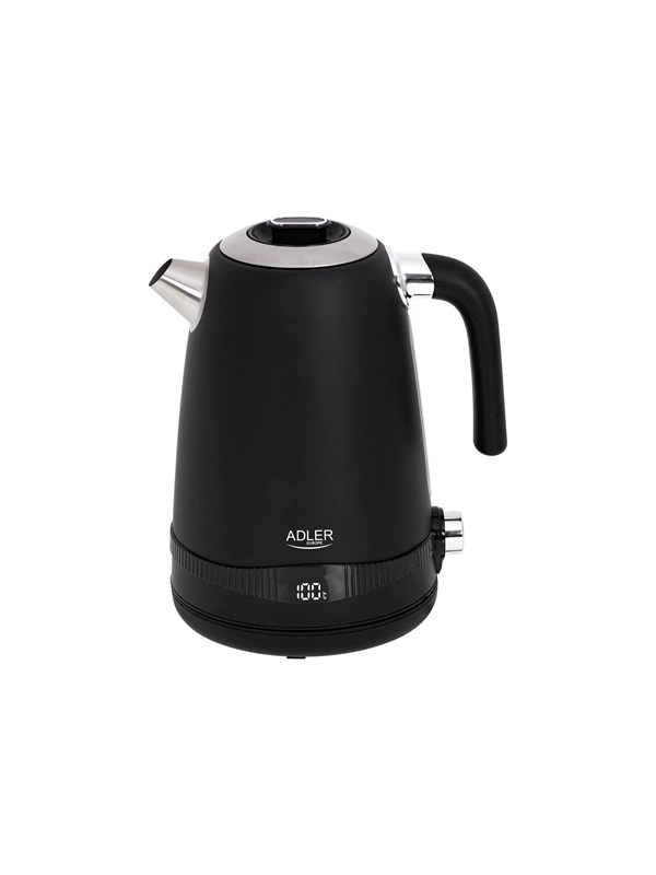 Adler Wasserkocher AD 1295b - kettle - black - Schwarz - 2200 W