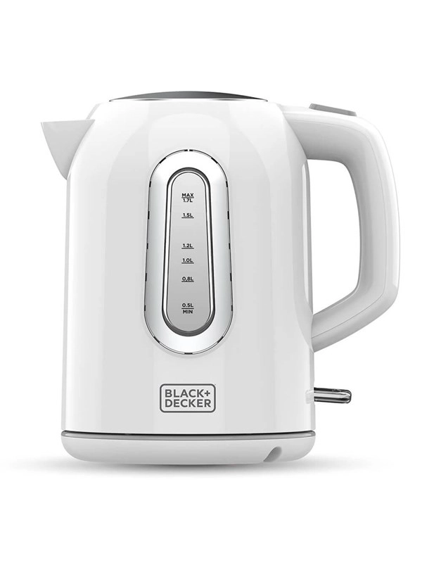 Black & Decker Wasserkocher Kettle 1.7L White - Weiß - 2200 W