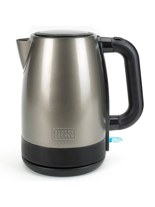 Black & Decker Wasserkocher Kettle 2200W 1.7L Brushed Stainless Steel - Pantone 10394/black - 2200 W