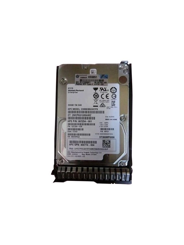HP E Enterprise - 300GB - Festplatten - 870792-001 - SAS3 - 2.5"