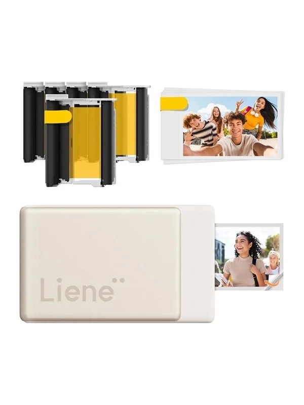 Liene Pearl N200 Pro 2x3" tragbares Fotodrucker-Kit (Gold) - Farbensublimierung