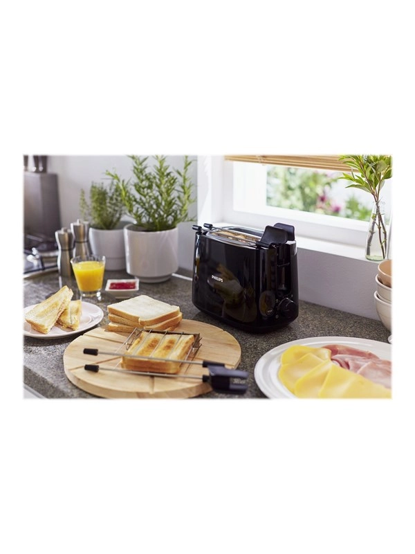 Philips Toaster Daily Collection HD2583 - toaster - black