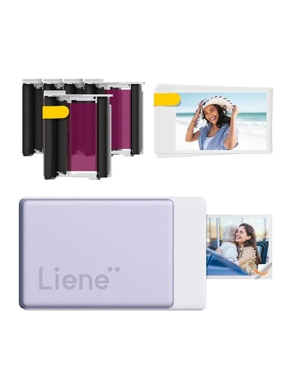 Liene Pearl N200 Pro 2x3" tragbares Fotodrucker-Kit (Purple)