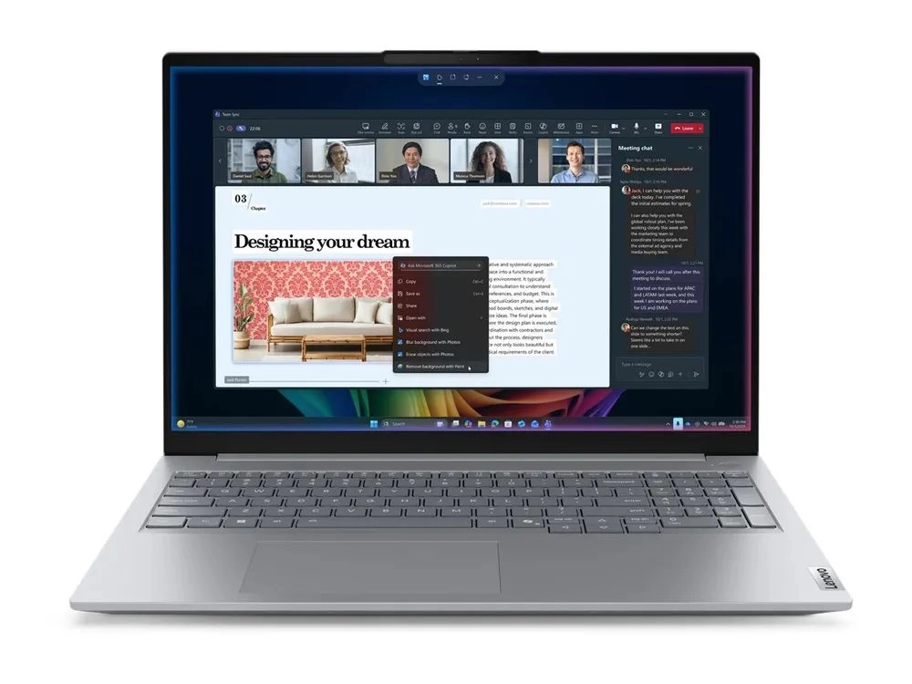 Lenovo ThinkBook 16 G9 IPL - Copilot+ PC - 16" - Intel Core Ultra 7 - 355 - 32 GB RAM - 1 TB SSD - German