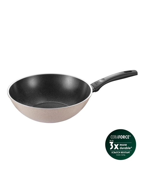 Ballarini - Ledro Wok - Beige - 28 cm