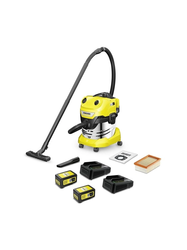 Kärcher Staubsauger WD 4-18 S Dual Battery Set V-20/22
