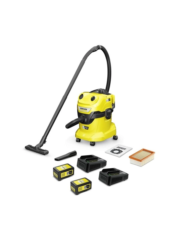Kärcher Staubsauger WD 4-18 Dual Battery Set
