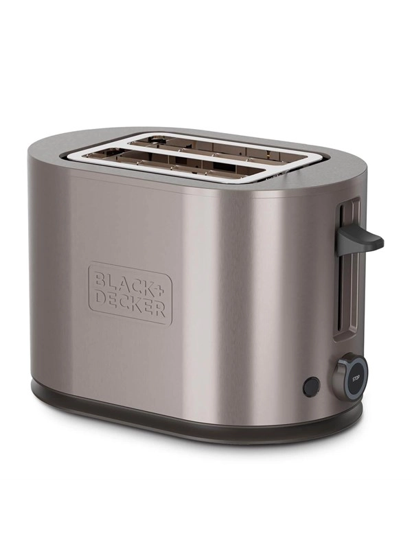 Black & Decker Toaster 2-Slot Toaster 900W Inox