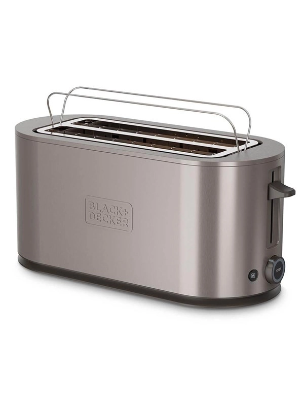 Black & Decker Toaster Toaster 2 Long Slot Stainless Steel