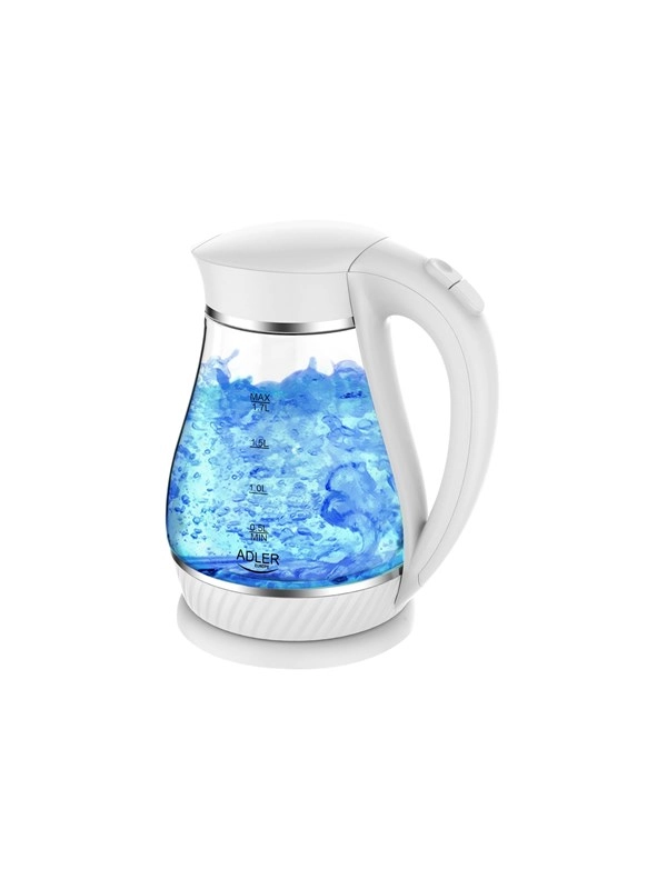 Adler Wasserkocher AD 1274 - Weiß - 2200 W