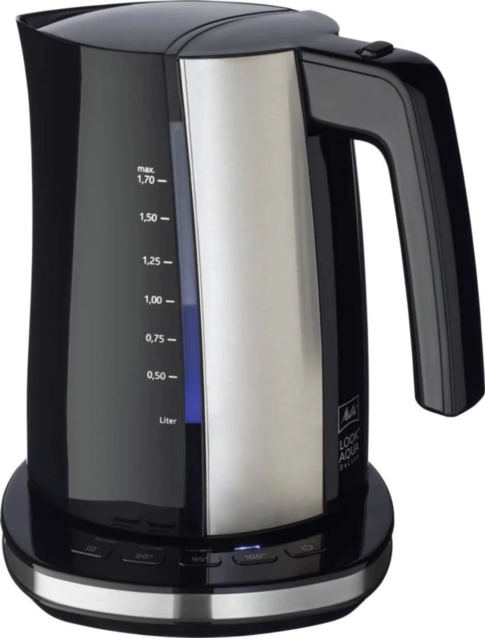 Melitta Wasserkocher Look Aqua 2.0 Deluxe Black - Schwarz - 2200 W