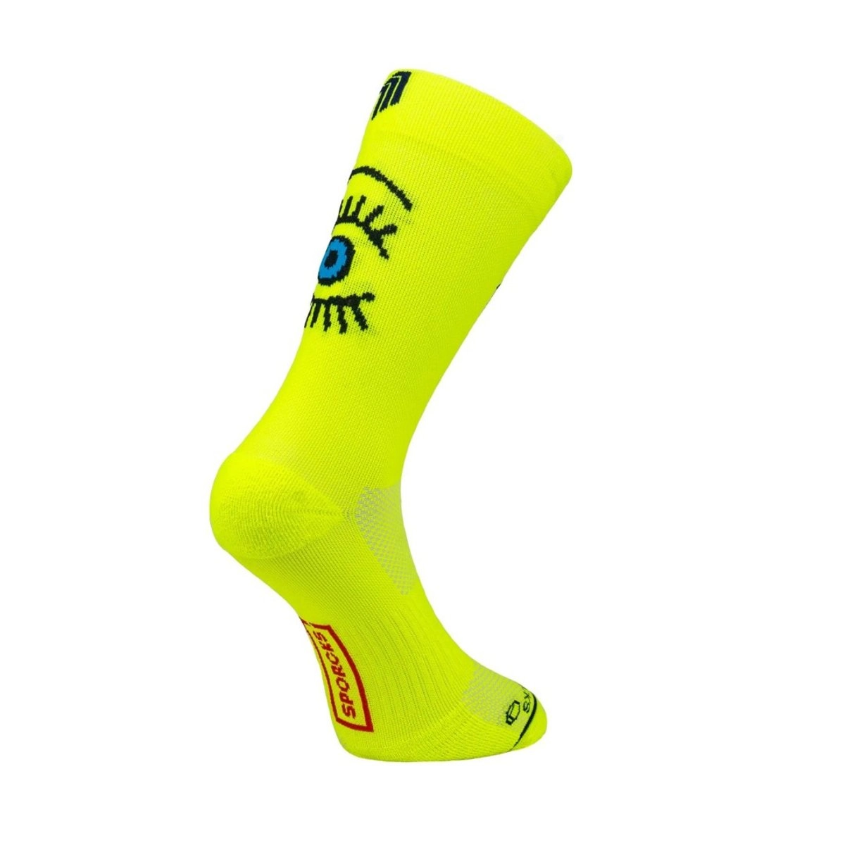 Sporcks Eye Yellow Socken, Größe XS.