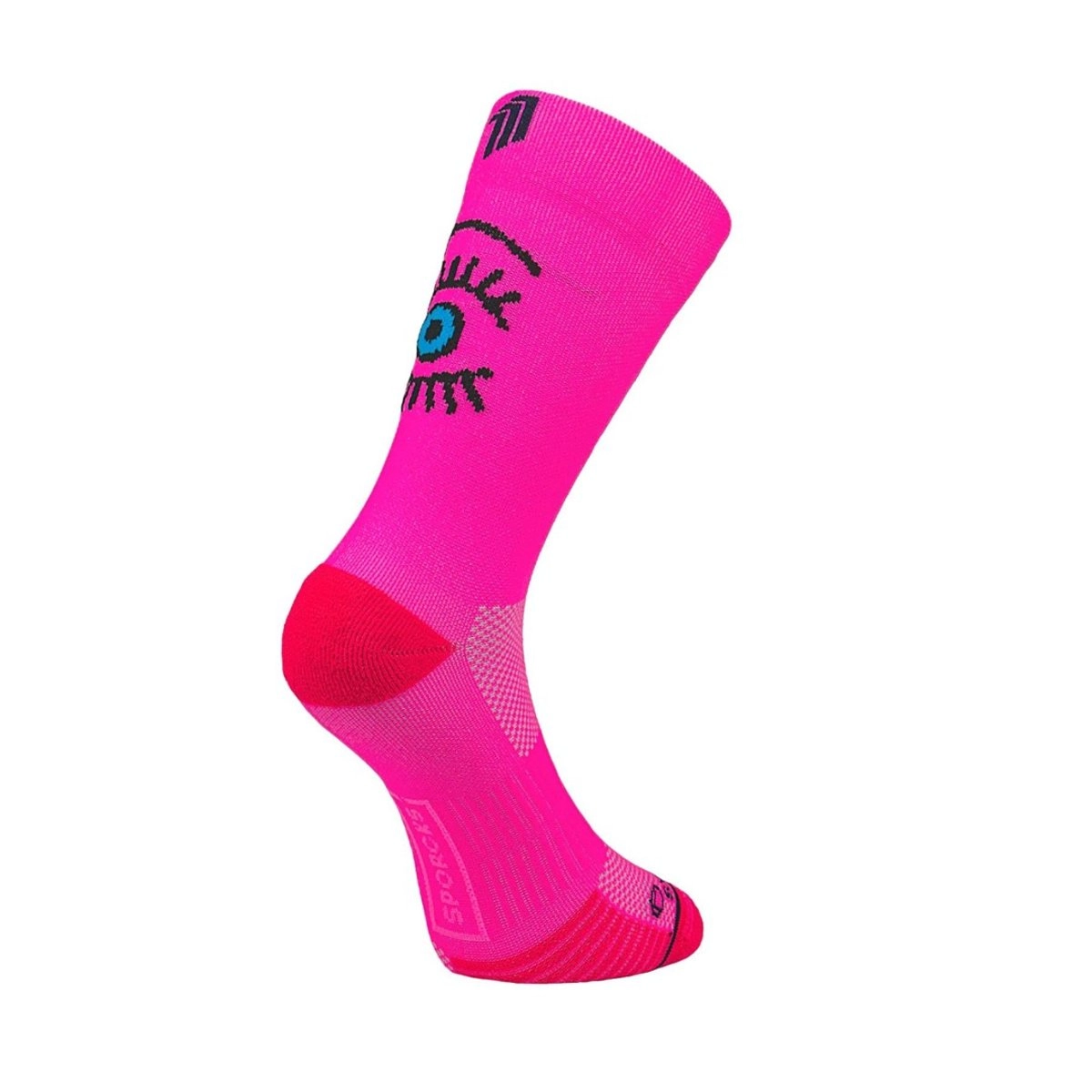 Sporcks Eye Pink Socken, Größe XS.