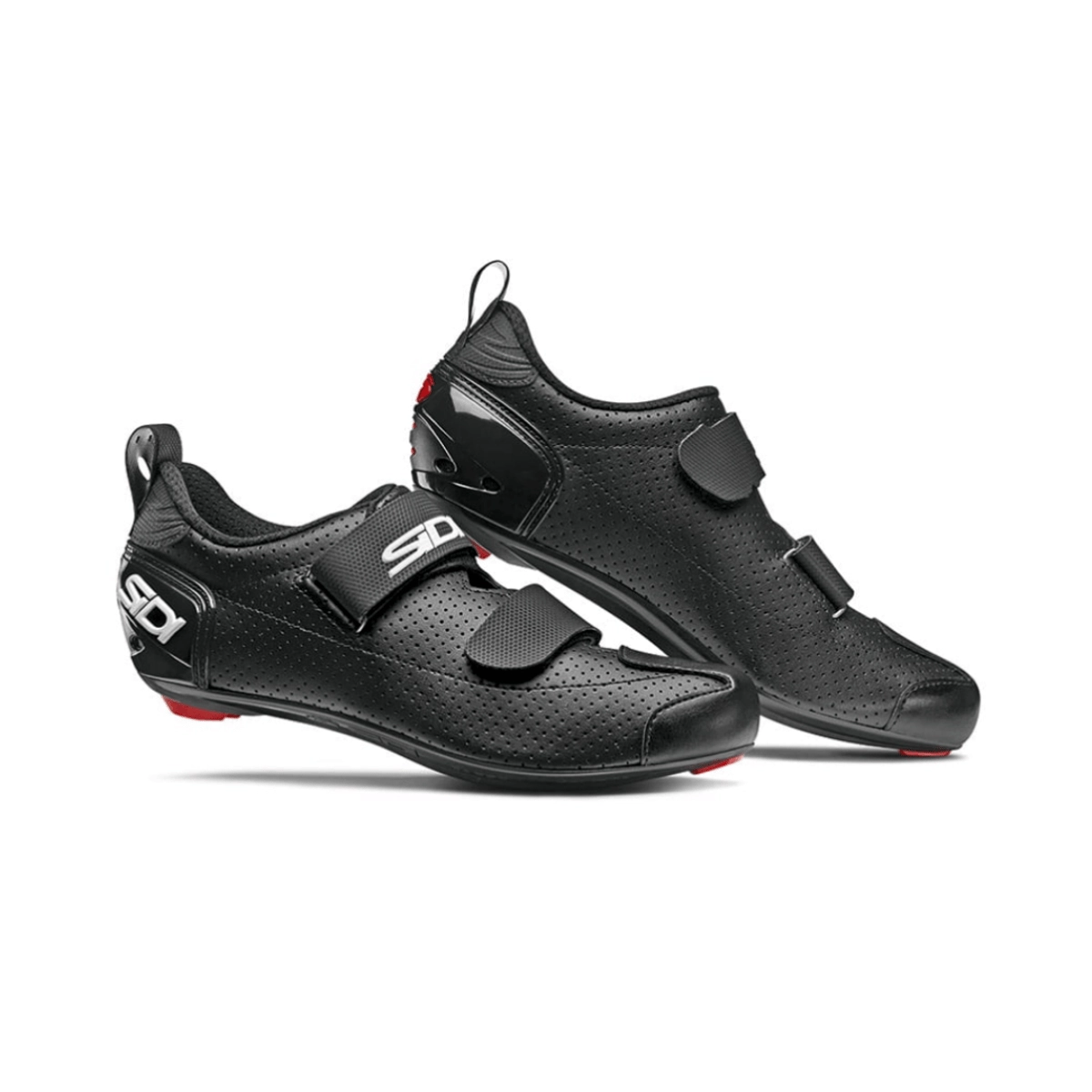 Sidi T5 Air Carbon Schwarz Weiß Triathlon Schuhe, Größe 42 - EUR