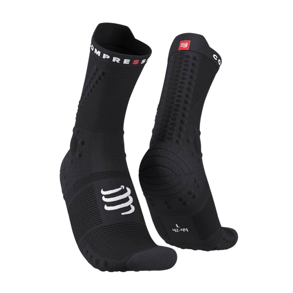 Compressport Pro Racing V4.0 Trail Socken Schwarz, Größe Größe 1