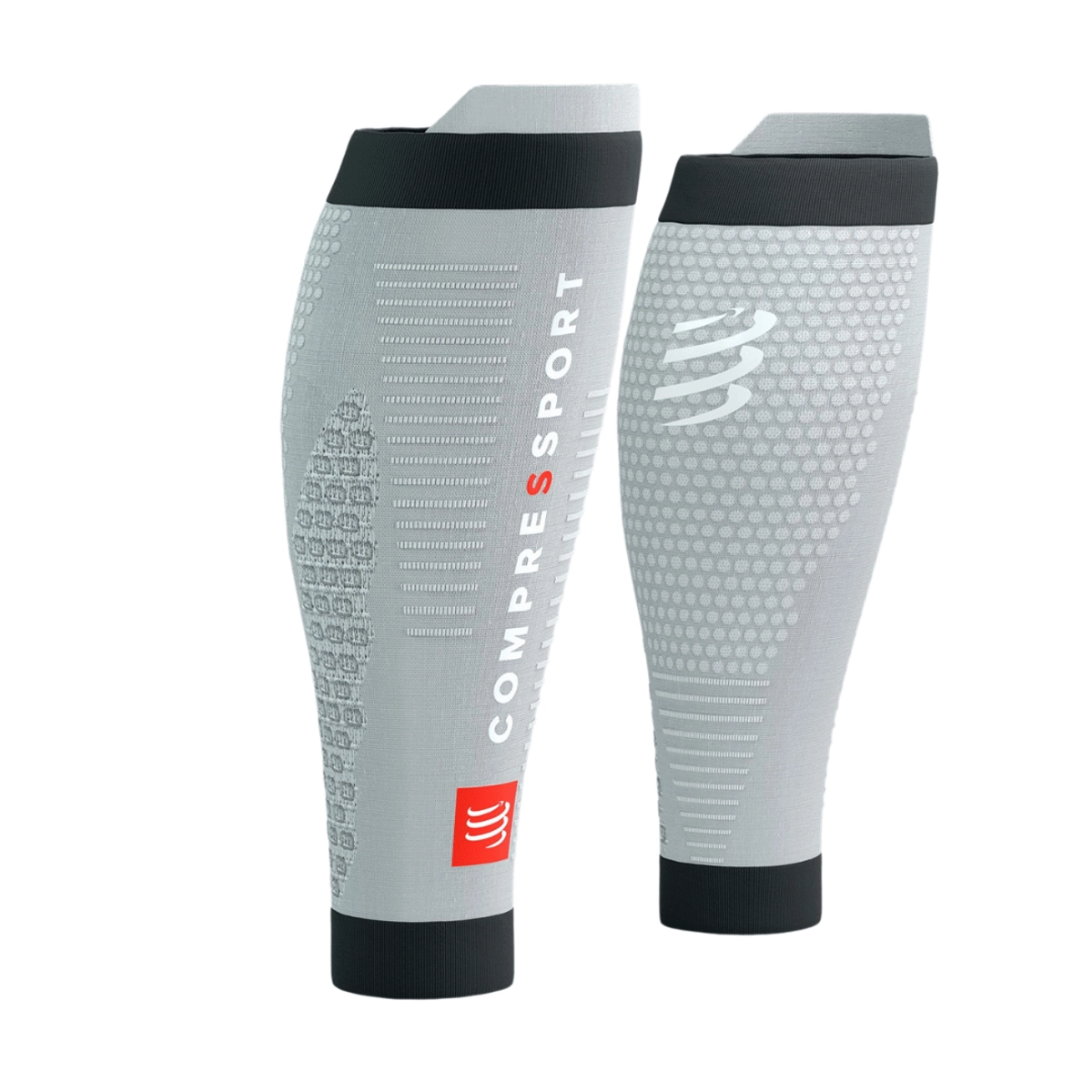 Kompression Socken Compressport R2 3.0 Grau Schwarz, Größe Größe 4